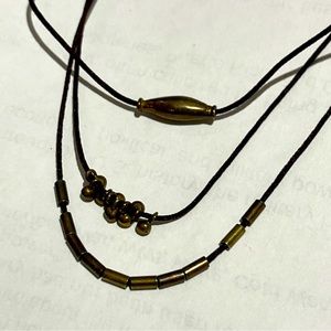 Banana Republic thread layered necklace